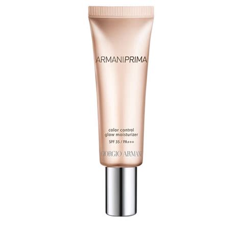 armani prima color control glow moisturizer